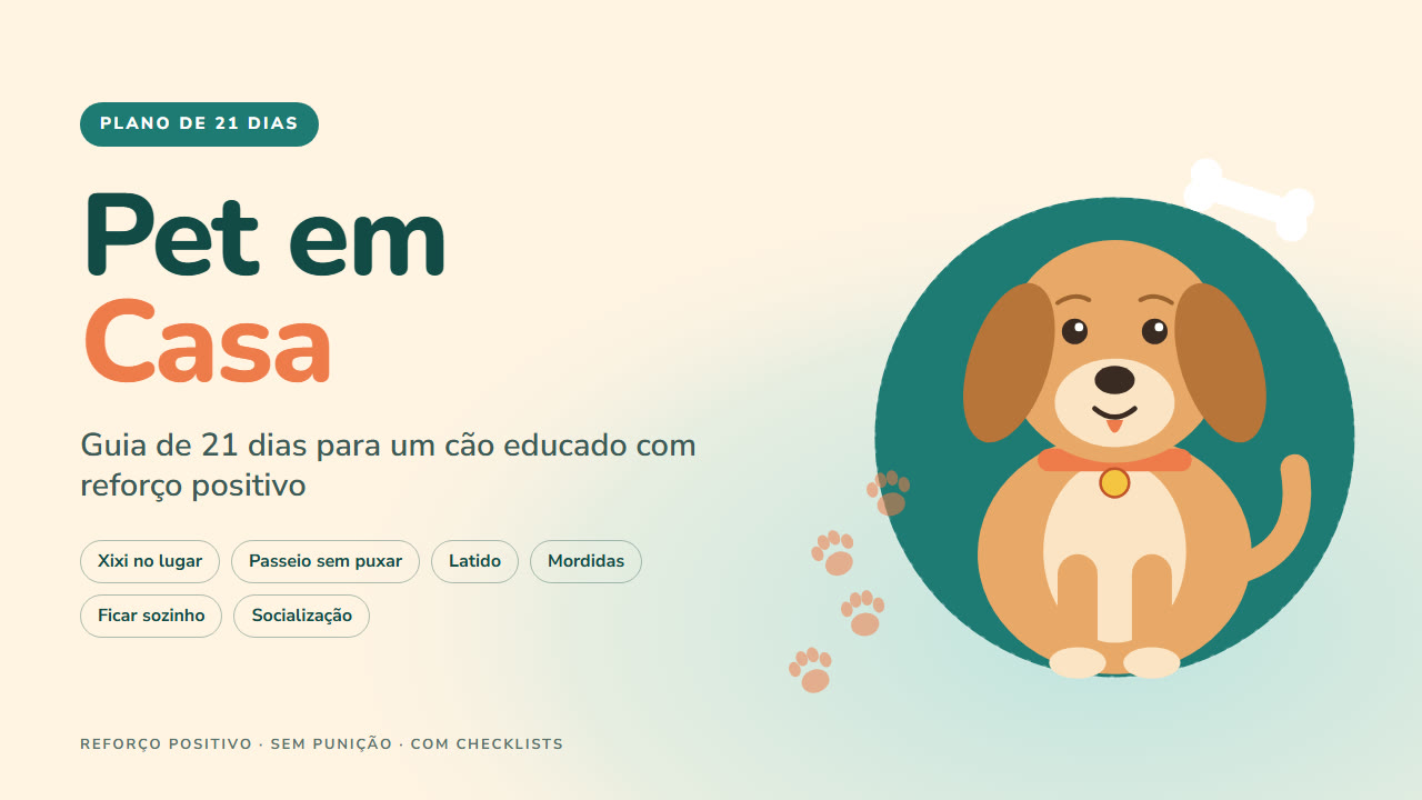 Capa do ebook Pet em Casa